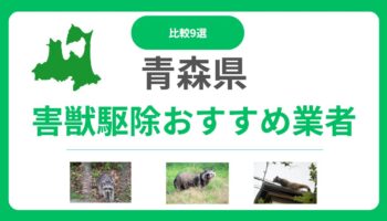 青森県の害獣駆除業者おすすめ9選｜料金相場と失敗しない選び方を解説