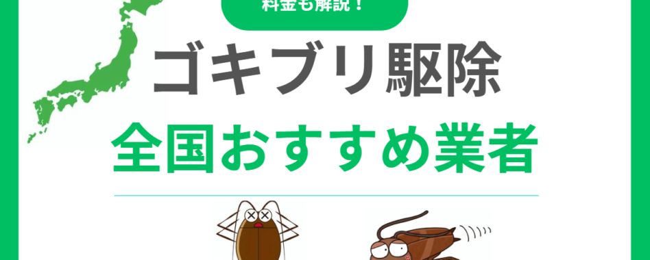 今すぐ解決！ゴキブリ駆除業者おすすめランキング！悪質業者を避ける選び方と料金相場
