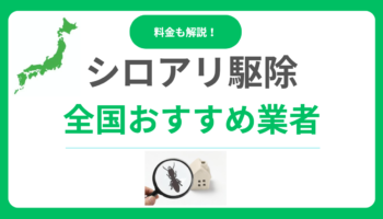 シロアリ駆除業者おすすめ16選！口コミが良い業者を厳選！費用相場も解説します