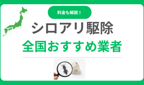 シロアリ駆除業者おすすめ16選！口コミが良い業者を厳選！費用相場も解説します